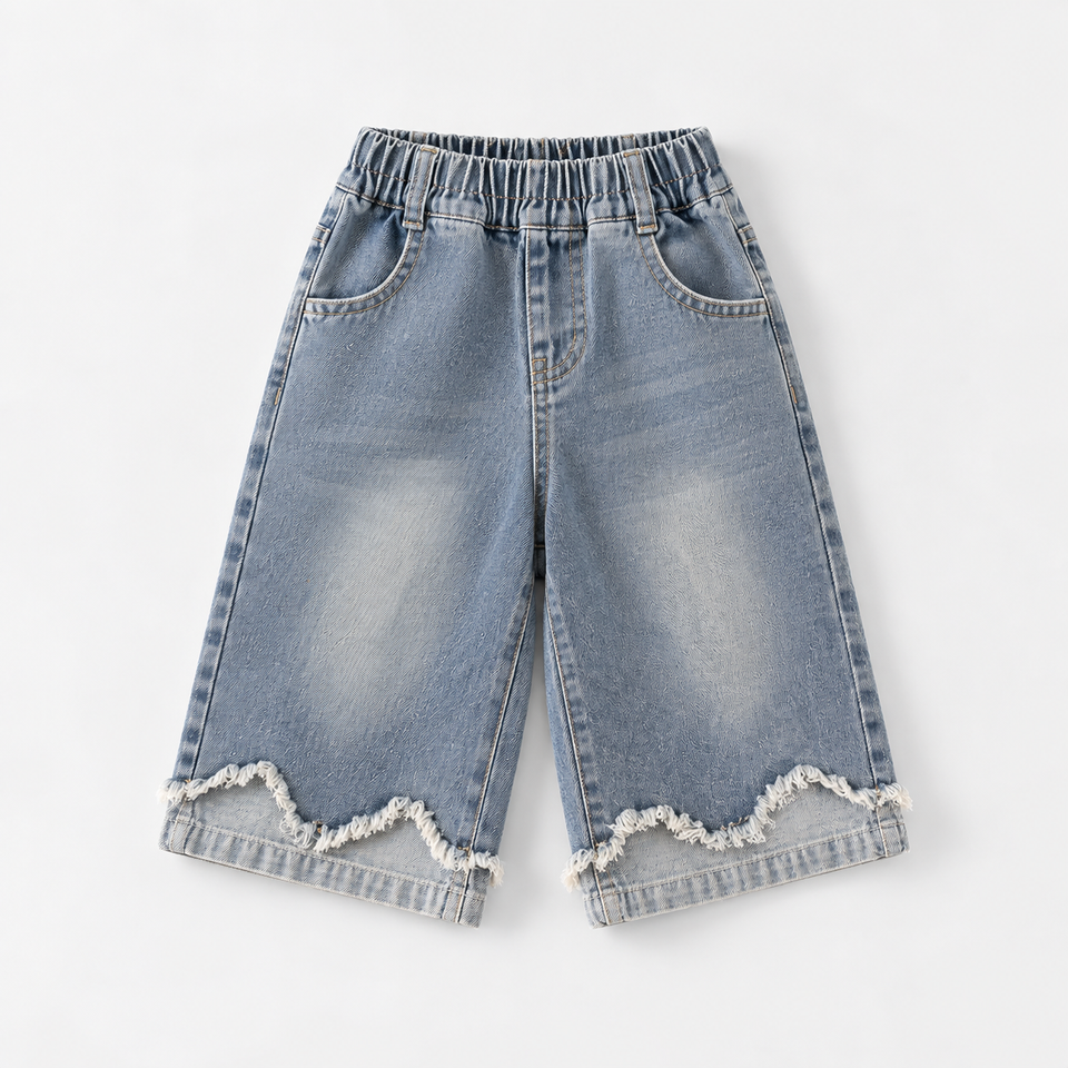 DenimBelle – Trendigt & gulligt – 3-delat barnset i denim