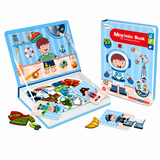 MagniPlay – Lärorikt & kreativt – Magnetiskt pusselbok