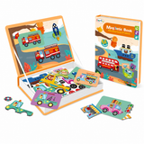 MagniPlay – Lärorikt & kreativt – Magnetiskt pusselbok