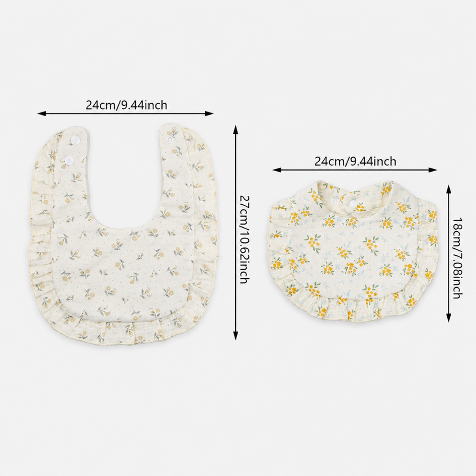 BabyBloom – Söt & bekväm – Babymuslin med volangkant