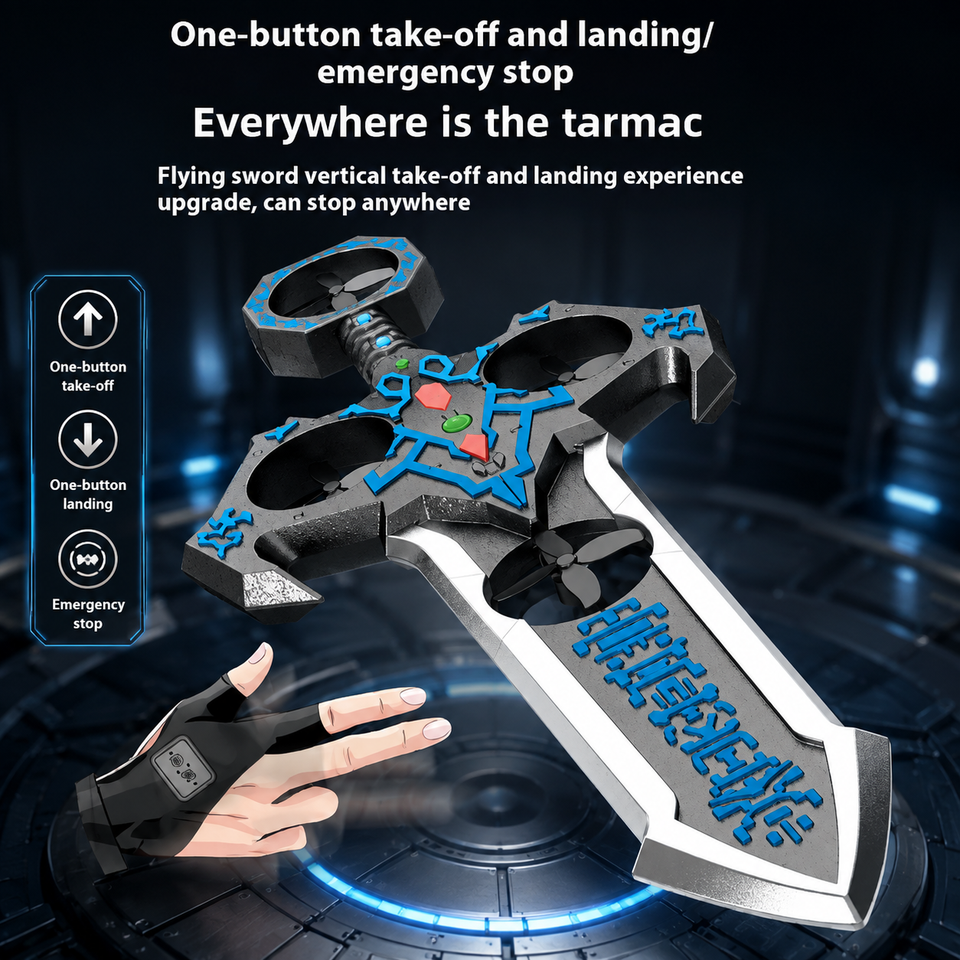 AirBlade – Lekfullt & interaktivt – fjärrstyrda flygande leksaker med svärddesign