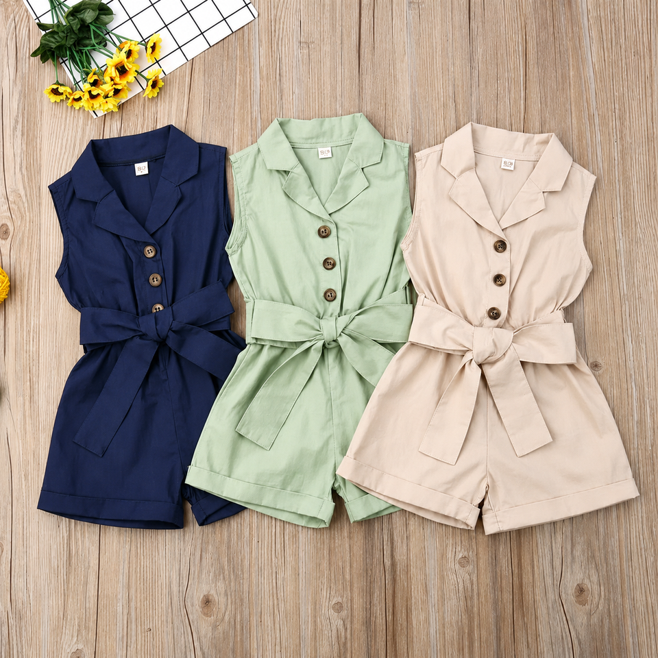 LittleLady – Elegant & Trends – Jumpsuit med knytband i midjan