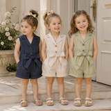 LittleLady – Elegant & Trends – Jumpsuit med knytband i midjan