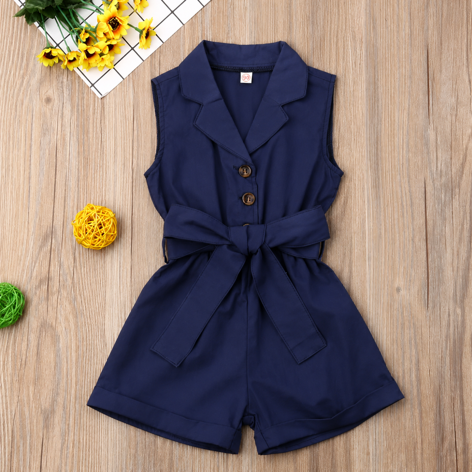 LittleLady – Elegant & Trends – Jumpsuit med knytband i midjan