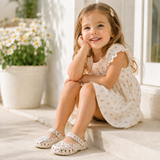 FlowerFeet – Eleganta och bekväma – Sandaler med blommönster
