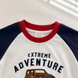 StreetBoy – Coolt & bekvämt – Barn-T-shirt med raglanärmar och tryck
