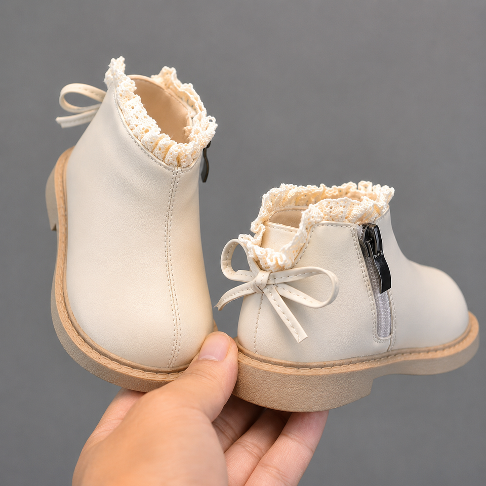 Mini Fashion™ - Varma & Klassiska - Läderkängor