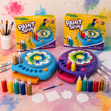 SpinArt – Kreativt & pedagogiskt – Gör-det-själv-målningsspinnmaskin