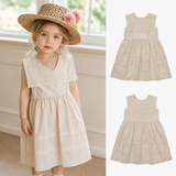 Sleeveless Dress – Elegant och bekväm – Klänning med spetskrage