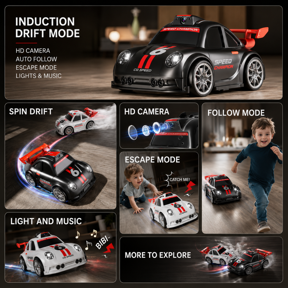 RacePro – RC & Stunt – Driftkänslig racerbil med kamera