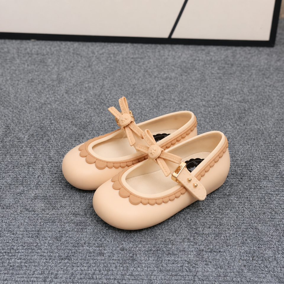 MiniChic – Elegans & stil – barntofflor med rosett