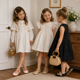 MiniChic – Elegans & stil – barntofflor med rosett