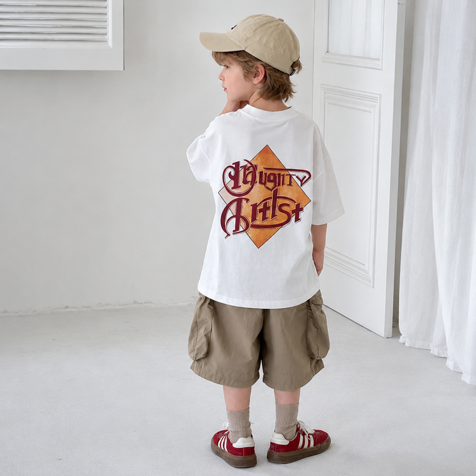 MushroomPlay – Casual & Streetwear – Oversized T-shirt med svampmotiv