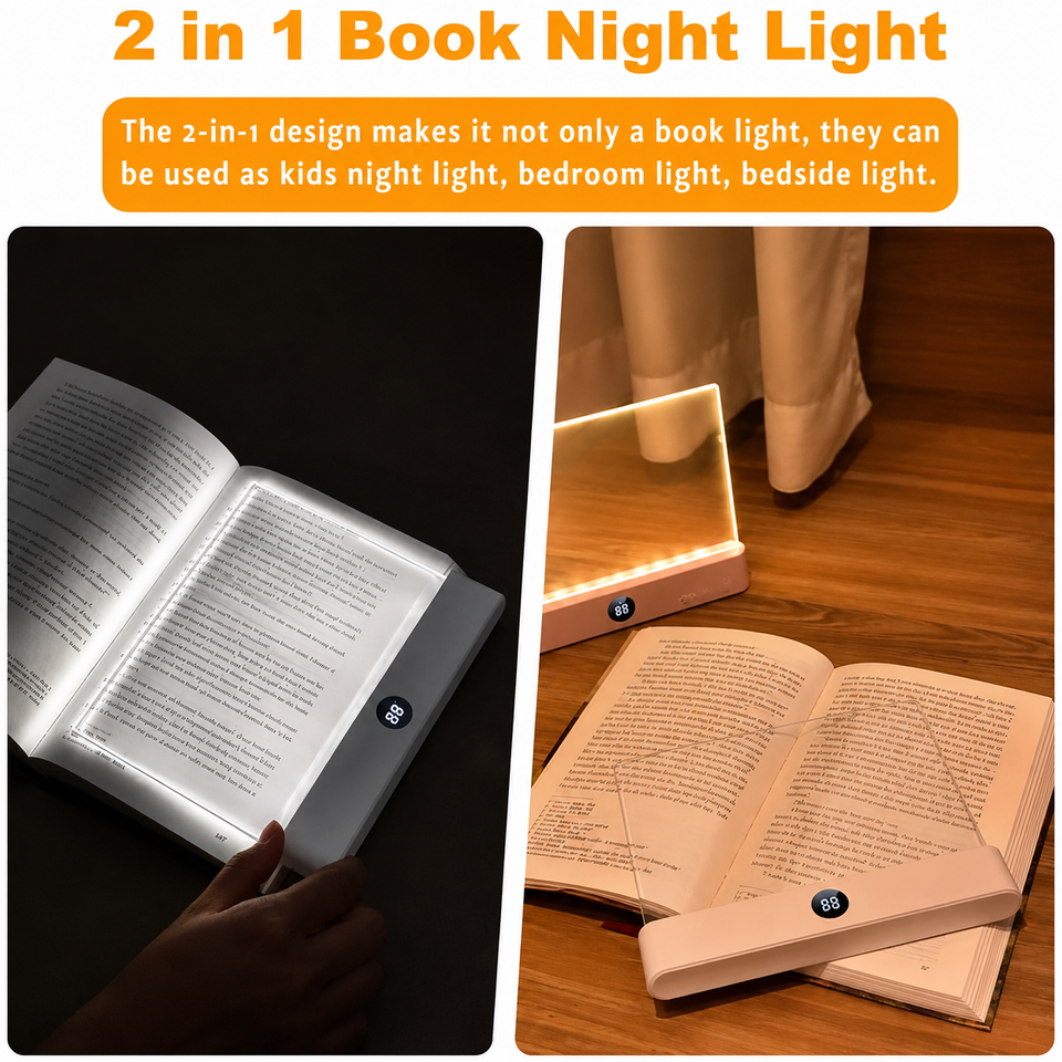 LumiPanel – LED & friska ögon – Dimbara USB-läslampor