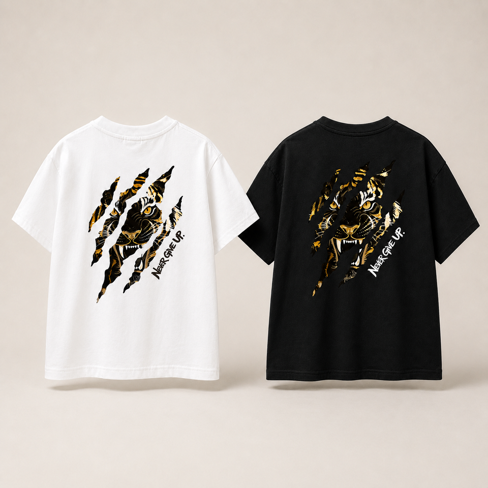 WildRoar – Roligt & avslappnat – Barn-T-shirt med tigertryck