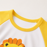 Mini Fashion™ - Lejontryck - Sommarset för pojkar