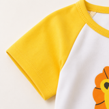 Mini Fashion™ - Lejontryck - Sommarset för pojkar