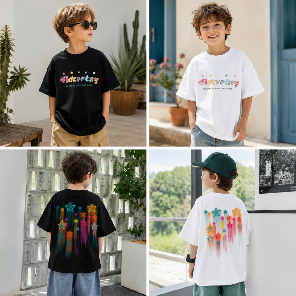 StarGlow – Lätt och lekfullt – T-shirt med stjärna