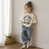 BearPlay – Komfort & stil –  Oversized T-shirt med vinterskate-tryck
