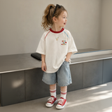 LittleVibe – Lek och kreativitet – T-shirt i stor storlek med färgglad illustration
