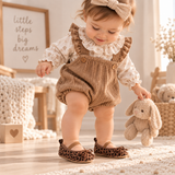 TinyStyle – Sött & elegant – Babyskor för flickor med leopardmönster