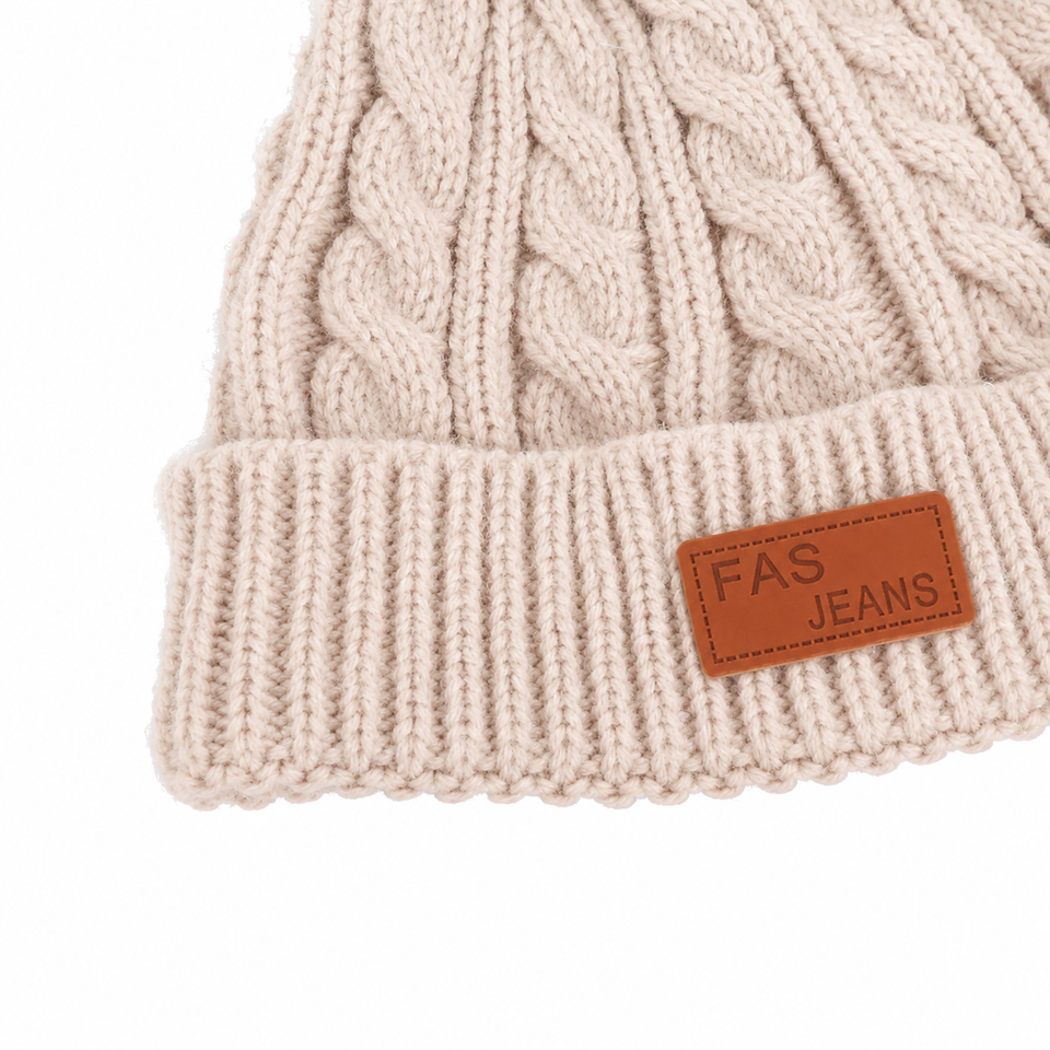CozyPom – Varm & Mjuk - Vinterset med Mössa, Halsduk och Handskar