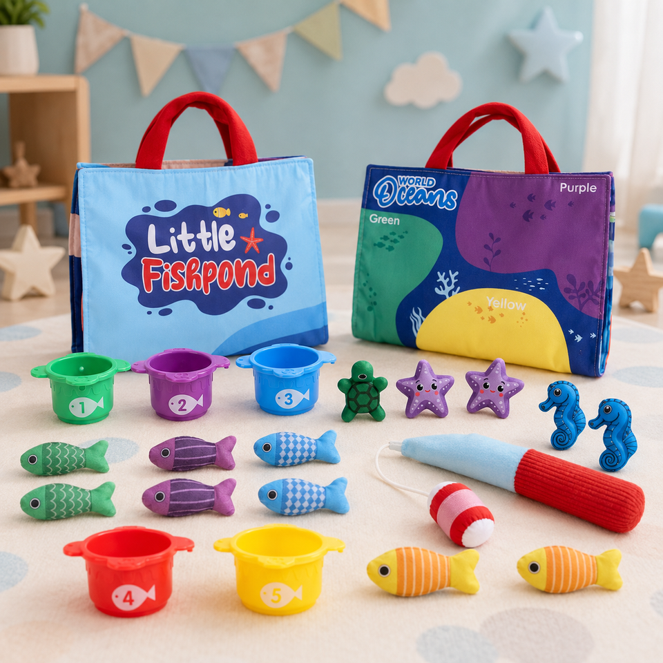 LittleFisher – Lärorikt & interaktivt – Montessori-fiskespel