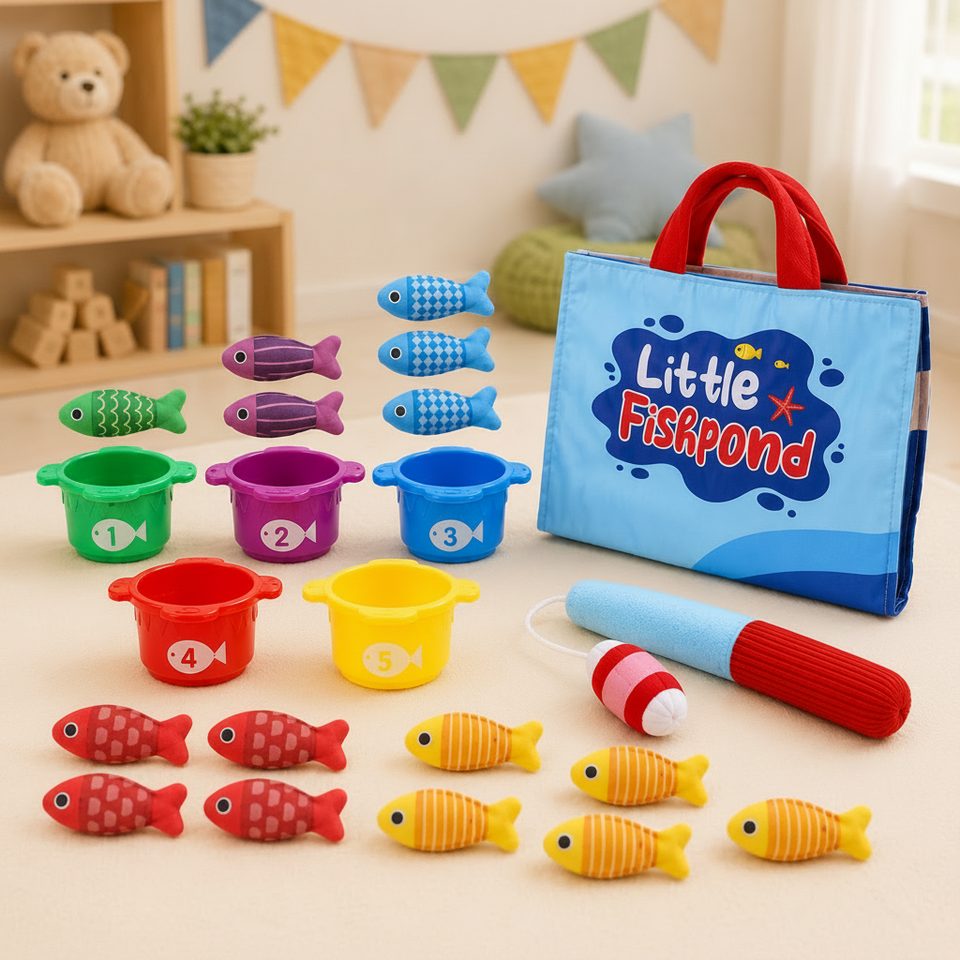 LittleFisher – Lärorikt & interaktivt – Montessori-fiskespel