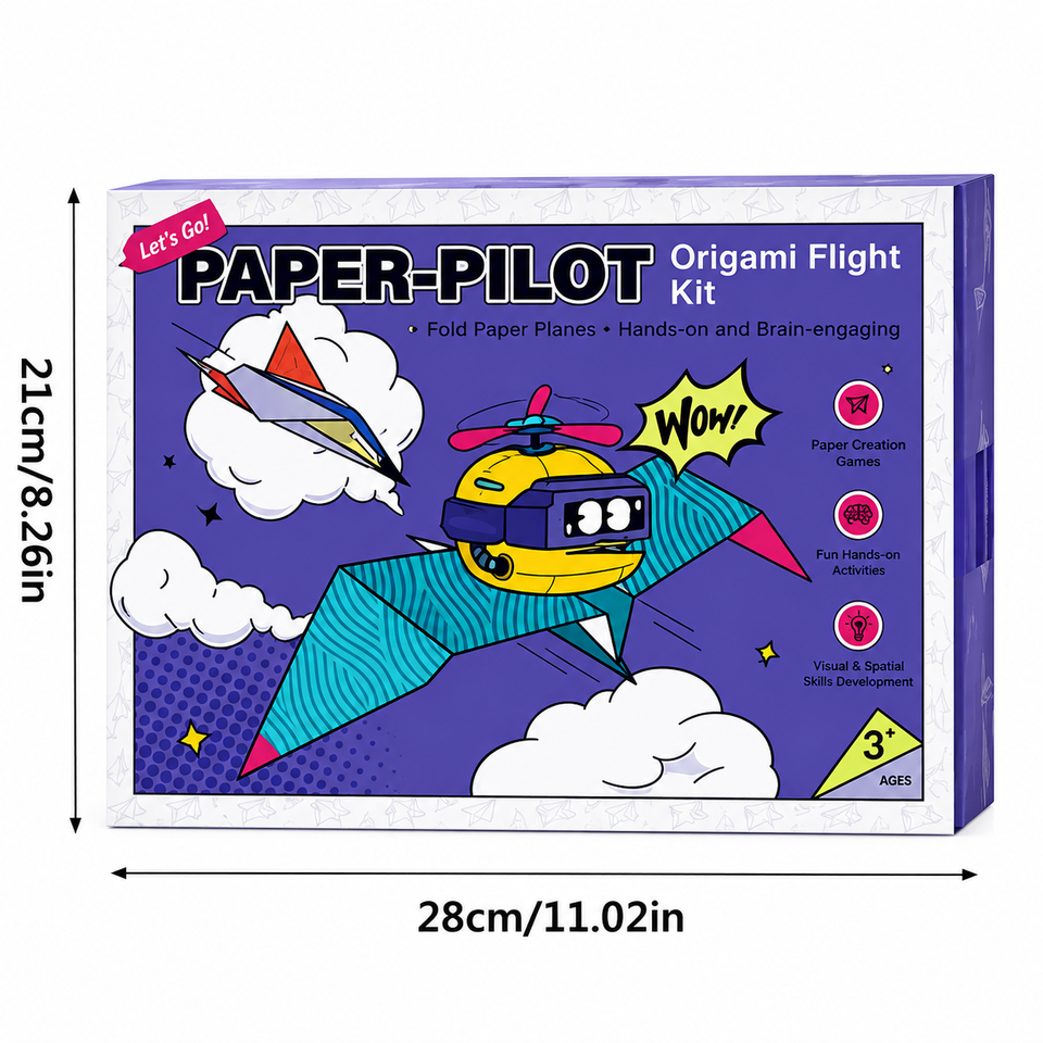 PaperFly – Kreativt & lärorikt – Origami-flygplansset