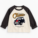 LittleRetro – Coolt & trendigt – Långärmad tröja för barn med grafiskt tryck