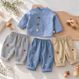 LittlePatch – Mjuka och bekväma – barnbyxor med broderade detaljer