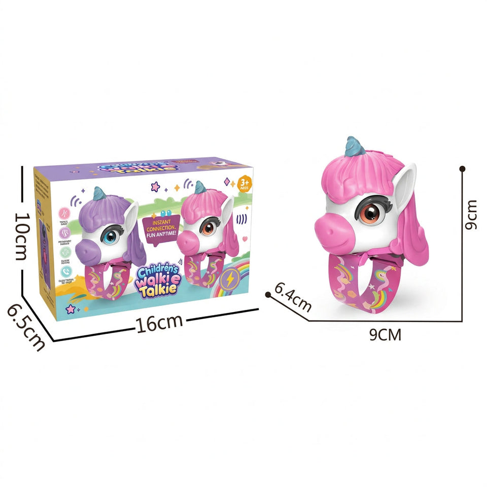 UnicornTalk – Gulligt & interaktivt – Unicorn-walkie-talkie för barn