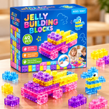 JellyBuild – Mjukt & kreativt – Flexibla Jelly-byggklossar