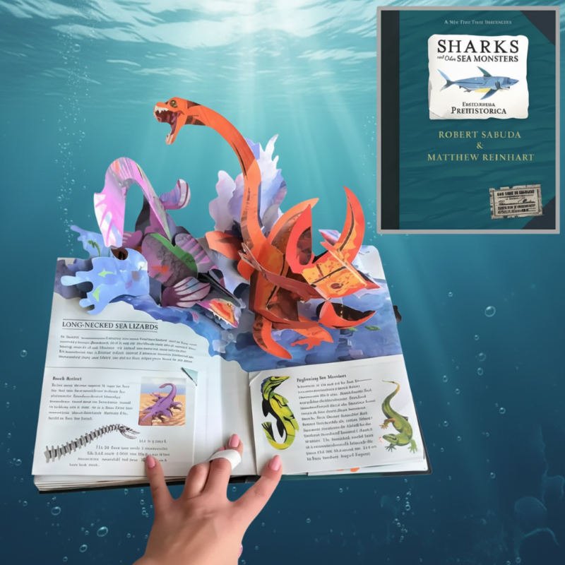 JurassicKids – Spännande & lärorikt – Pop-up-bok: 3D-encyklopedi om dinosaurier