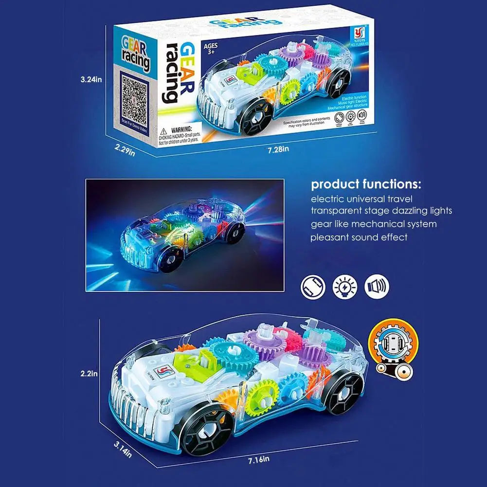 Concept Racing™ - Självlysande racerbil – Mil lilla Sötnos