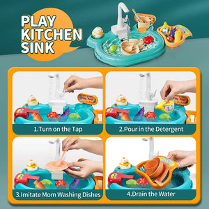 Kitchen Toy™ - Vattenskoj för alla - Lekset med kök