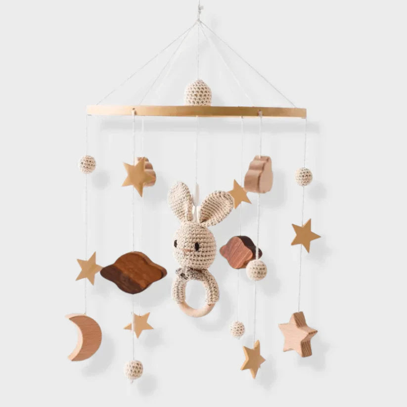 LittleNest – Naturlig ro – Babymobil i trä