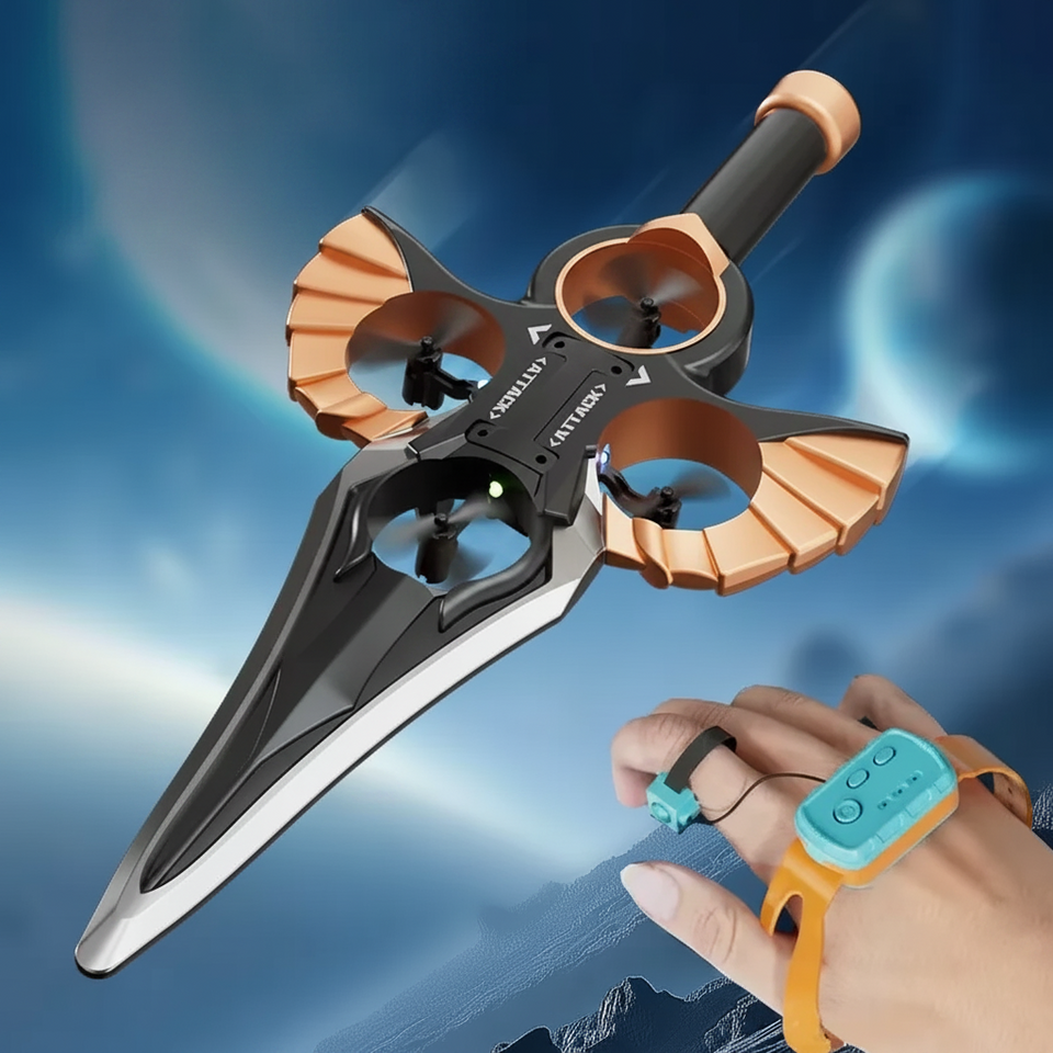 AirBlade – Lekfullt & interaktivt – fjärrstyrda flygande leksaker med svärddesign