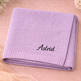 Personalized Baby Blanket – Mjuk & unik – Personlig broderad bomullsfilt