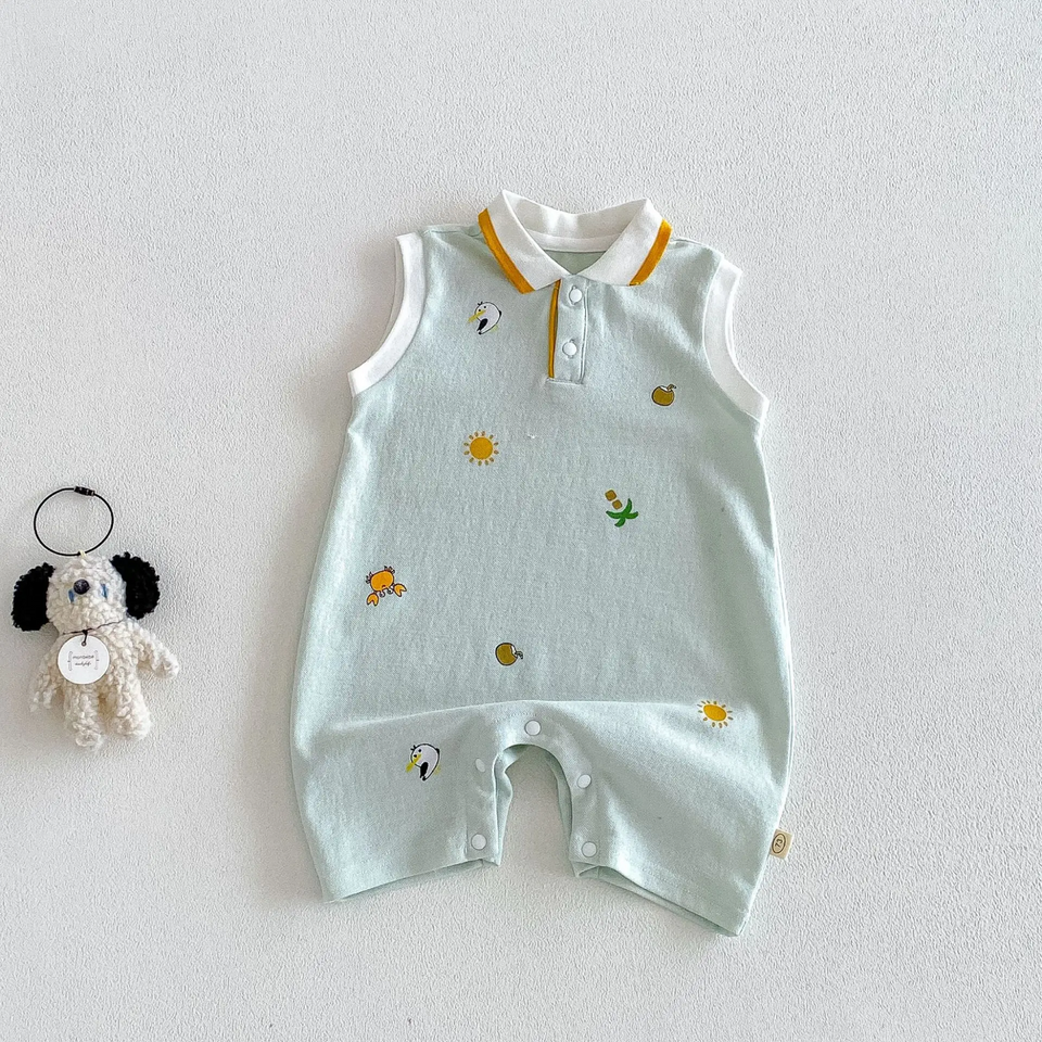 SunnyBaby – Bekväm och söt – Polo-body för spädbarn