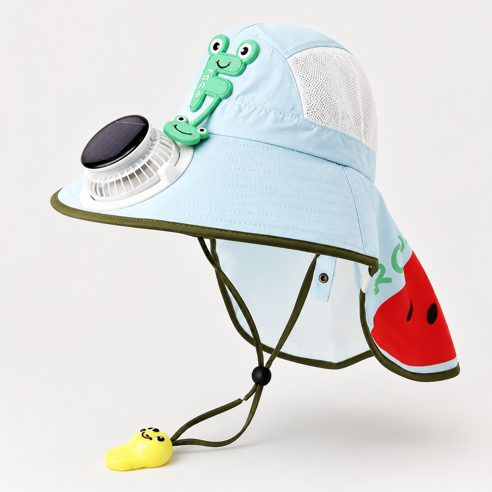 HappyShade – Solskydd & kylning – Sommarhatt för barn med fläkt
