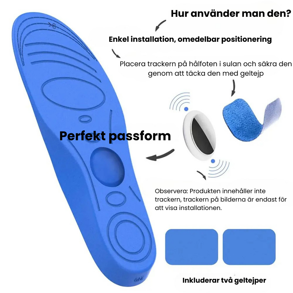 SafeSteps – Trygghet för dig som är på språng - Airtag-sula