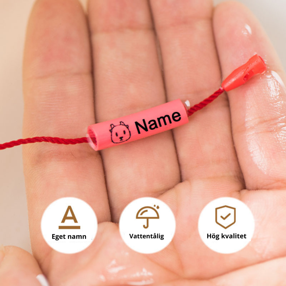 TagBuddy – Säker & personlig – Personlig namnlapp