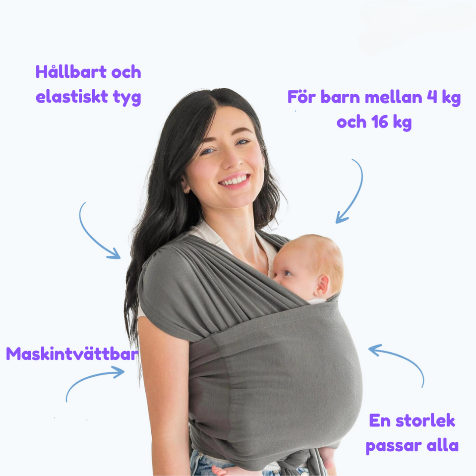 SoftNest - Bekväm, andningsbar och säker – ergonomisk bärsele