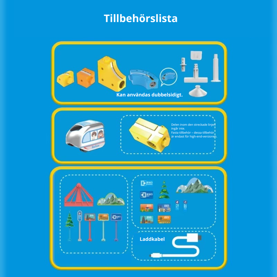 MagniTrack – Kreativt & Elektriskt – Anti-Gravity Elektrisk Tåg