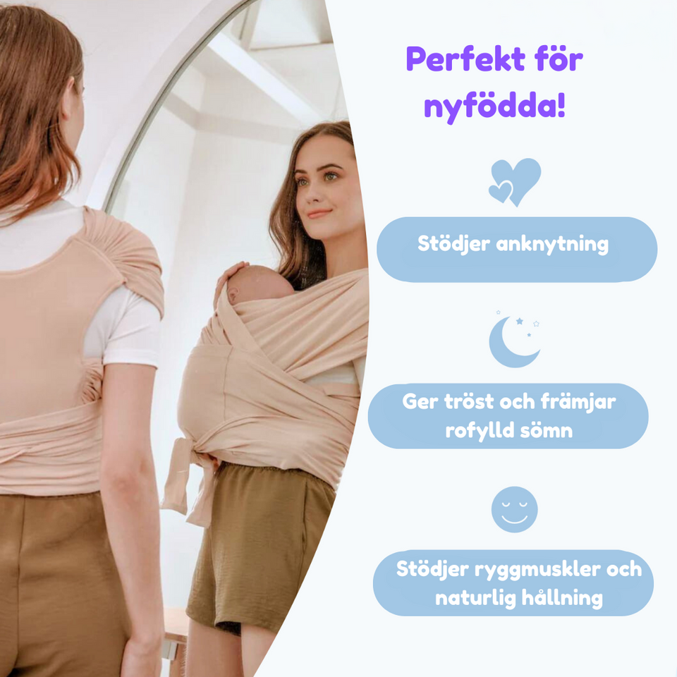 SoftNest - Bekväm, andningsbar och säker – ergonomisk bärsele