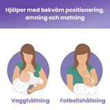 MamáEase – Ergonomiskt och mjukt – Amningskudde för spädbarn