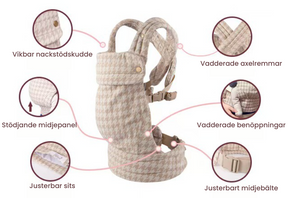 Snug Sling™ – Mjuk och nära – Bärstol för baby och småbarn