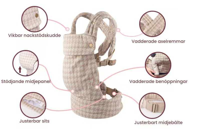 Snug Sling™ – Mjuk och nära – Bärstol för baby och småbarn