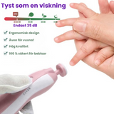 SafeCare – Tyst och säker – Elektrisk nagelfilsats för barn
